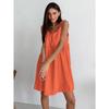 Loose Cotton and Linen Dresses Sexy Summer Camisole Women's Dresses