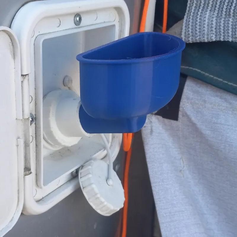 Wassernachfülltrichter für Camper, Kunststoff-Wassereinlass-Trichter mit übergroßer weiter Öffnung für Outdoor-Enthusiasten
