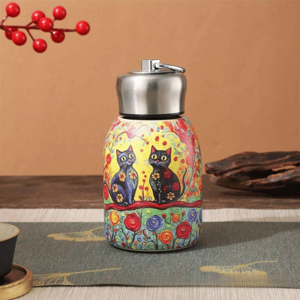 Creative Gift 316 Stainless Steel Insulated Cup Leak Proof Portable Water Bottle Durable 300ml Coffee Mug Sports