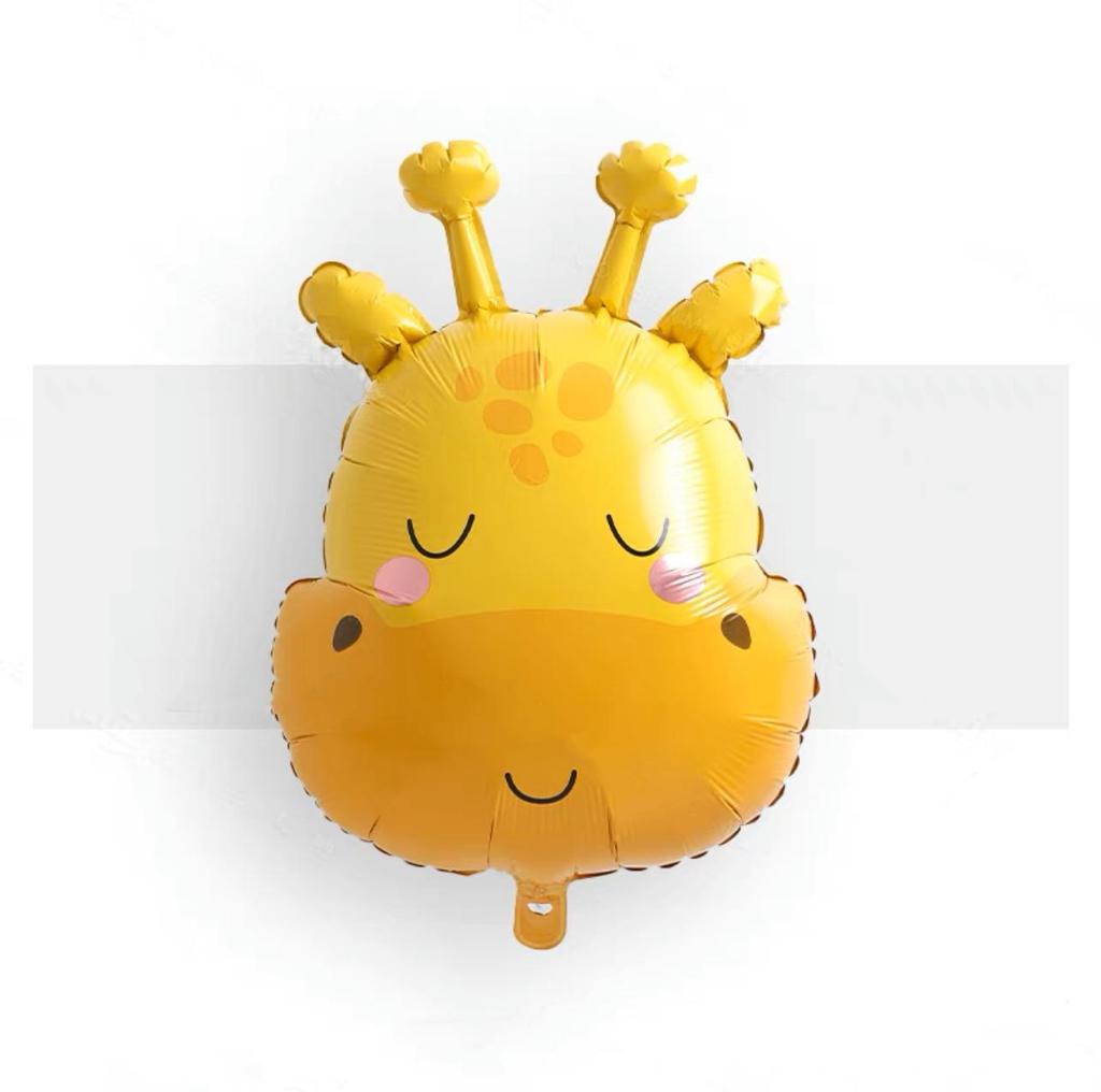 Cartoon Animal Balloons: Elephant, Monkey, Cat - Aluminum Film Birthday Party Decorations