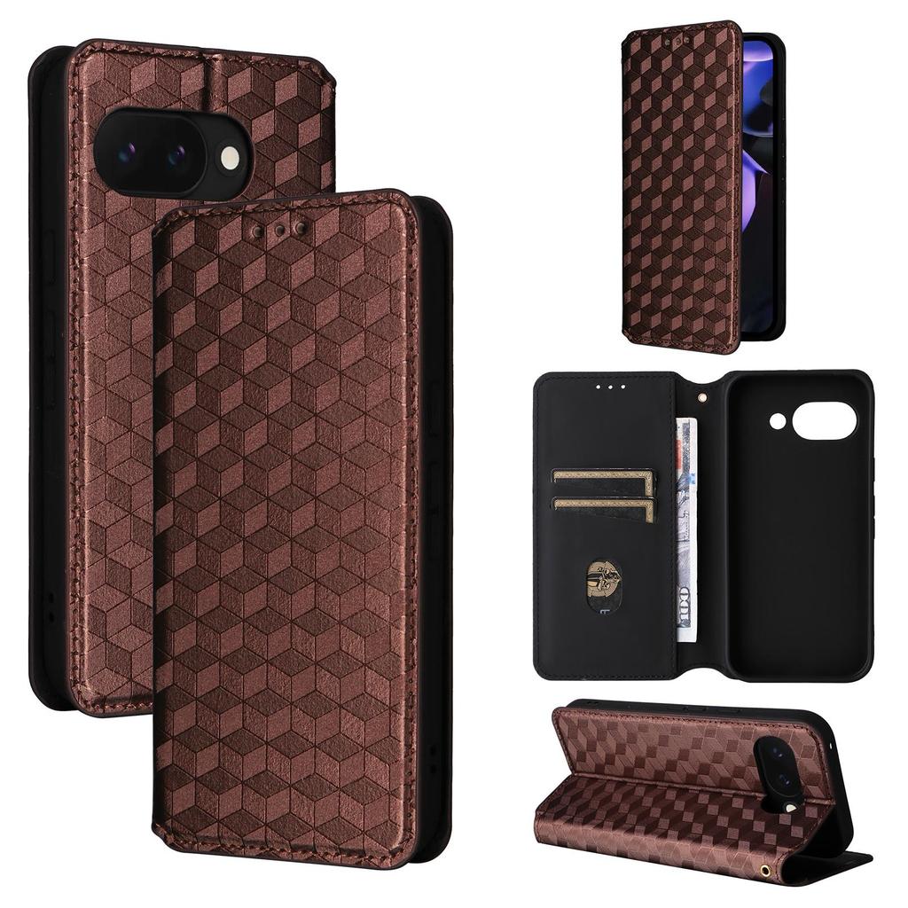 Flip Cover compatible for Google Pixel 10A PU Leather Phone Case Full-Body Protection with [RFID Blocking]