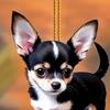 Niedliche Katze Hund Anhänger Auto Rückspiegel Hängende Dekorationen Personalisierter Acryl Charme für Autospiegel Zuhause Festliche Geschenke