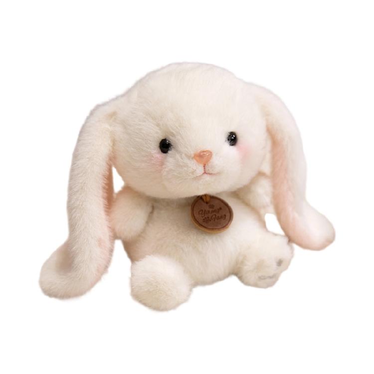 Furry Panda Plush Dolls Animal Kitten Toy Furry Stuffed Toy Cuddle Toy for Birthday Christmas Gifts