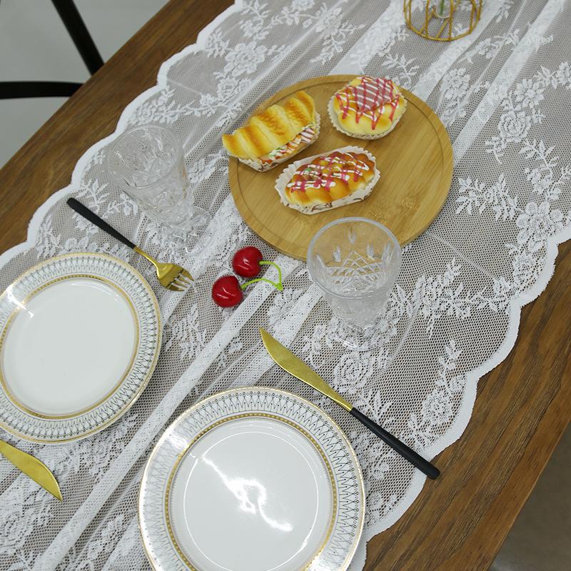 Vintage Lace Table Runner for Special Occasions – Universal Fit Bohemian Style Floral Lace Table Cover