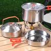 OEING Outdoor 304 Stainless Steel Cookware Set