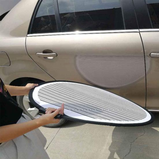Foldable Lined Dent Reflector Board Cloth Handheld Design Portable Size Dent Detection Flexible Reflector Dent Remover And Repair Tool