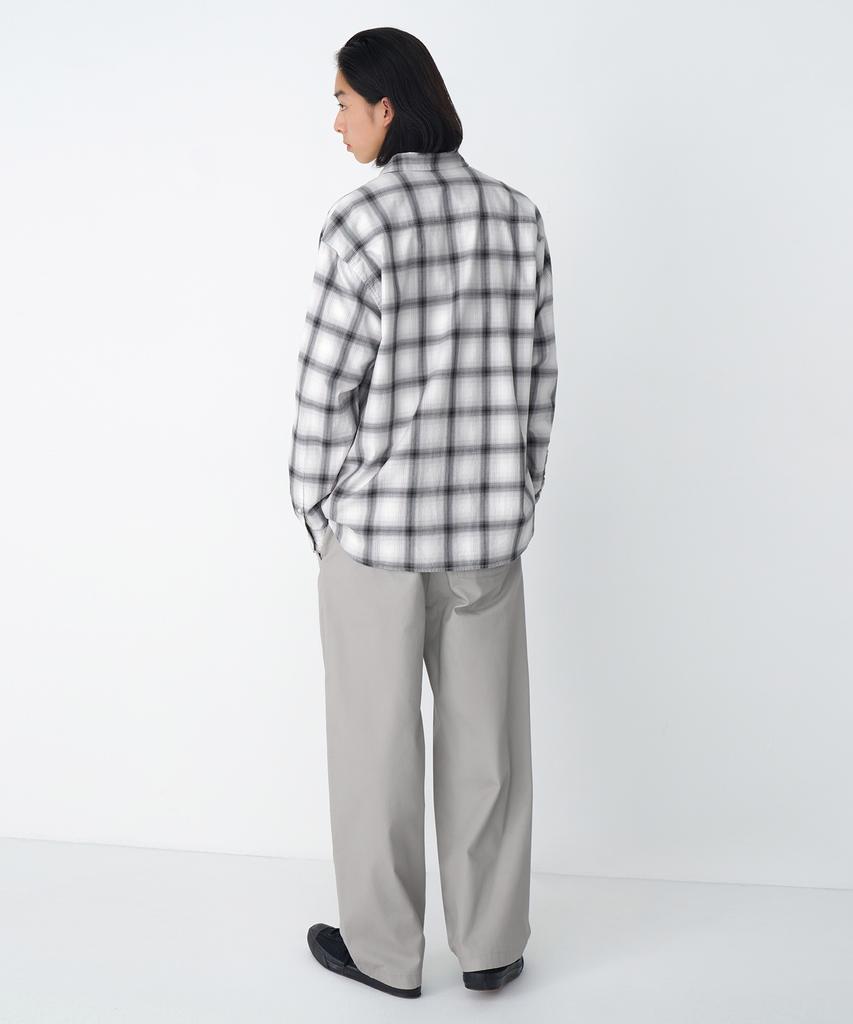 MUSINSA STANDARD Cotton Loose Tapered Elastic Waist Pants [Light Warm Grey]