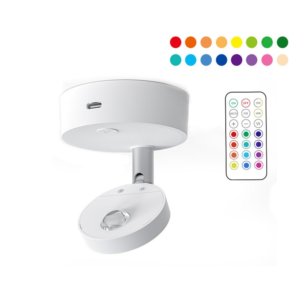 

13-цветный светодиодный ночник с пультом дистанционного управления, беспроводной USB для кухни, спальни, настенной лампы для гостиной, внутреннего освещения USB Plug