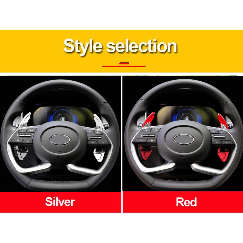 Per Hyundai Tucson NX4 2022 2023 Ibrida N Line Alluminio Volante Leve del Cambio Estensioni Cambi Marcia Accessori Cambio