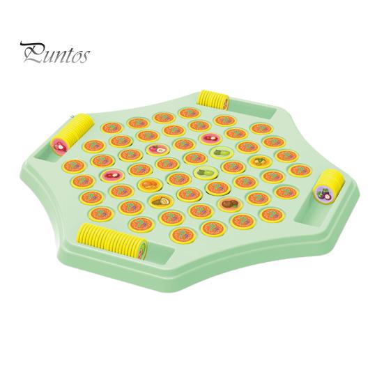 

Игра в шахматы для детей Memory Flip от 2 до 4 игроков, шахматы с животными и фруктами, настольная игра, тренировка внимания, развивающая память для малышей, игрушка зелёный