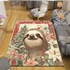 Christmas Animals Home Sofa Decoration for Living Room & Bedroom, Non‑Slip Play Flannel Floor Mat for Game Room