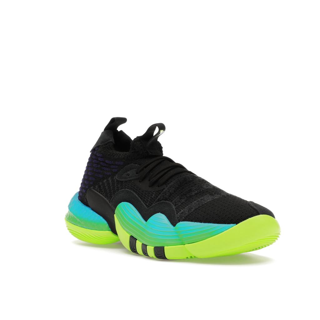 Adidas Trae Young 2 Trae-Tlien Men Sneakers Black Core-Black Team-Solar-Green H06473