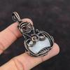 Rainbow Moonstone Pendant Copper Wire Wrapped Pendant Handmade Gemstone Jewelry Brand New Pendant Copper Jewelry For Gift Birthstone Pendant