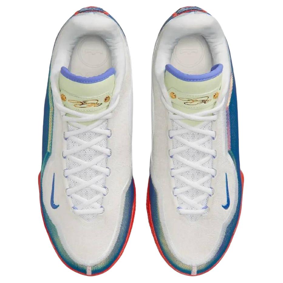 Nike Lebron 23 Support Basketball Shoes Men's White Blue IB9563-102