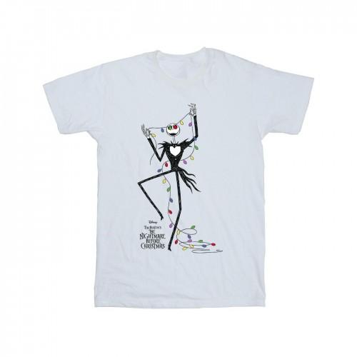 Nightmare Before Christmas Girls Lights Christmas T-Shirt