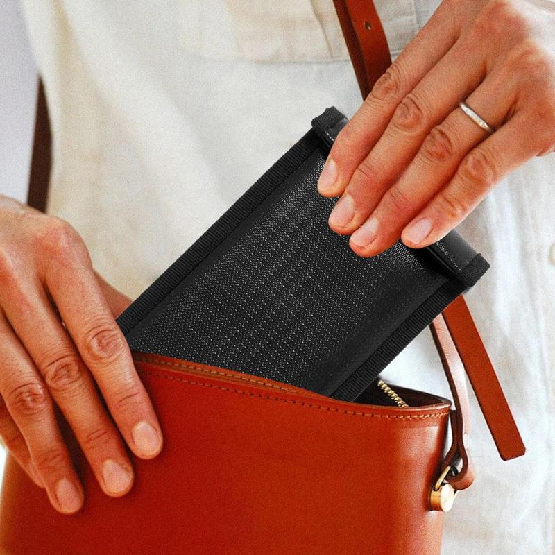 Multifunctional Car Key Shielding Bag Faraday Bag RFID Signal Blocking Shielding Pouch Anti-Radiation Shielding Case