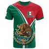 Mexico National Flag T Shirts For Men Fashion Mexican Eagle Pattern Short Sleeve Oversized T-shirt Fitness Running GYM Tees Tops