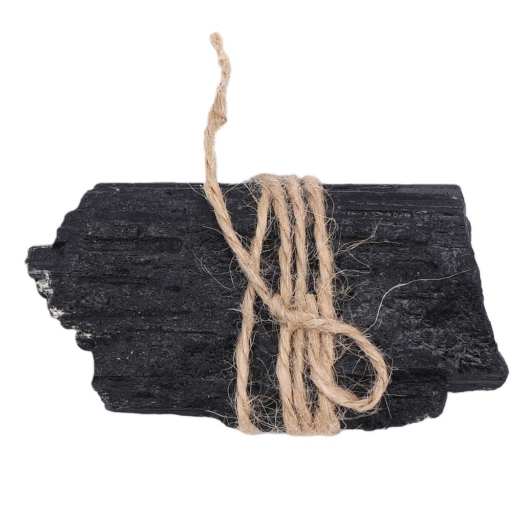 Natural Black Tourmaline Crystal Healing Lucky Rough Tourmaline Stone for Meditation Home Office Decor