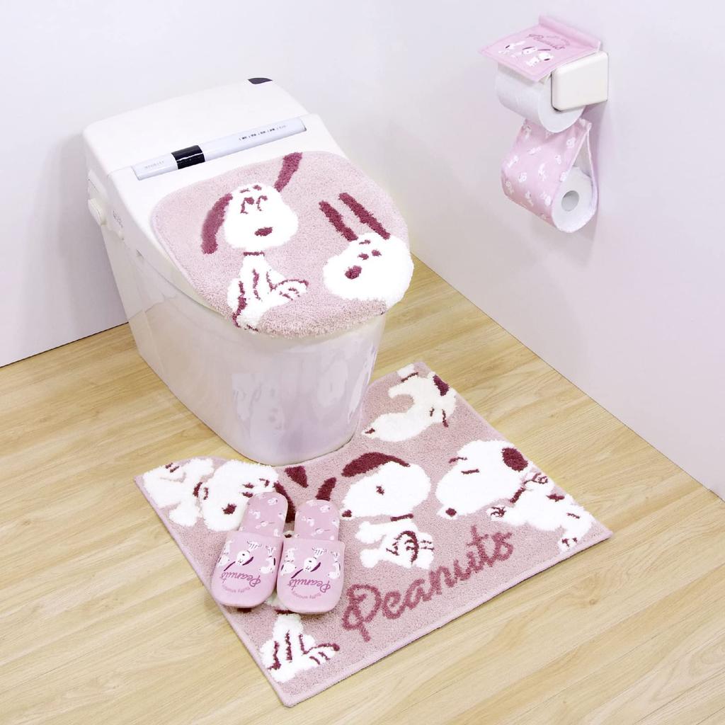 Senko Snoopy Fluffy Snoopy Slippers Free Size Pink Character Animal Snoopy 64921