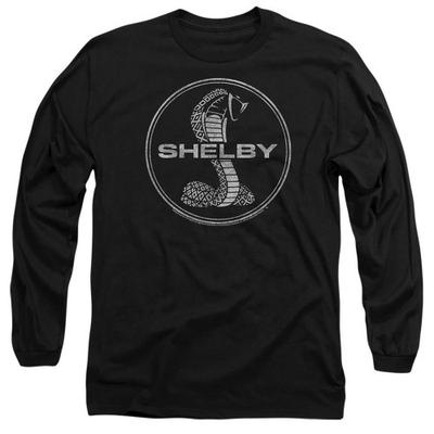 Carroll Shelby Unisex Erwachsene einfarbiges Cobra Langarm-T-Shirt