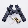 Keyless Bath Handle Door Lock Metal Security Door Handle Bathroom Handle Lock  Household Hardware