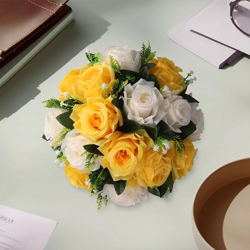 1 pièce Centre de table Décorations de table Décor Guide de chemin Boule de roses Colonne romaine Décoration de fête de mariage Magnifique