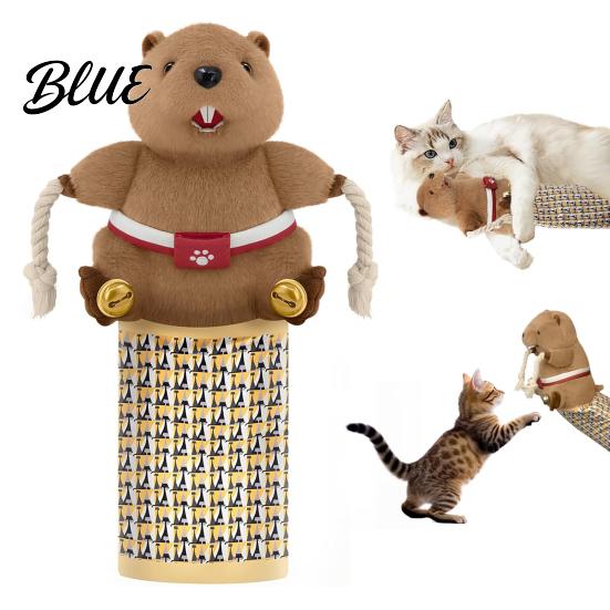 Hochwertiges Katzenspielzeug Wrestling-Handschuh Plüschpuppe Sicheres Kuscheltier Interaktiver Teaser Spiel zur Langeweilebekämpfung Training Übung
