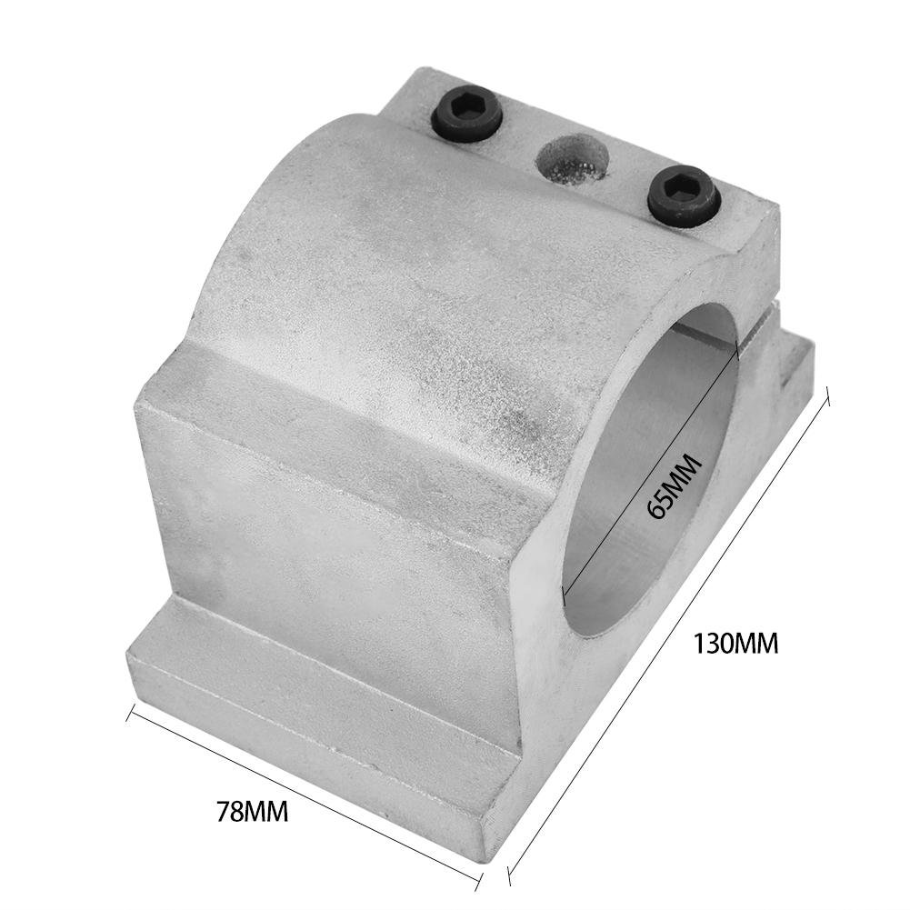 Cast Aluminium Spindle Motor Mount Bracket Clamp for CNC Engraving Machine (52mm)