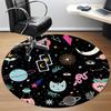 1pc Cosmic Symbols Chair Carpet for Office - Durable, Ideal for Chair Mats, Stylish & Functional Decorative Rug Yy260203036