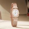 Elegant Watch Women's Shiny Rhinestone Ultra-thin Bracelet Watch Fashion Waterproof Quartz Casual Gift Watches