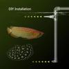 Transparent Acrylic Water Outlet Tube Bottom Fish Tank Filter Tube Triangle Duckbill Outlet Pipe Bottom Blowing Fish Feces Kit