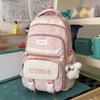 Schoolbag Mori ins high-value, simple and fashionable large-capacity schoolbag, junior high school student backpack, travel backpack
