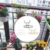 Flowerpot Display Rack for Railings, Hanging Planter Stand for Balconies