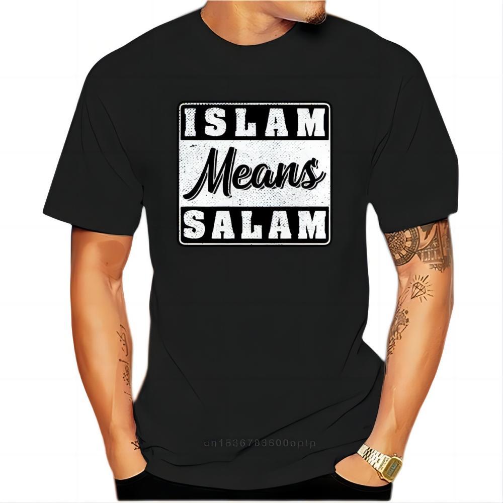 Islam Means Salam Black T-Shirt