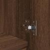 Highboard In Brown Oak Look 11.6 X 13.4 X 47 In (W X D X H) Particle Board