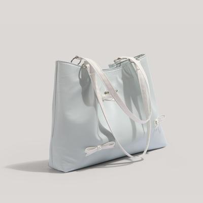 Bow Bag New Casual Commuter Women's Bag Dopamine Large Capacity Shoulder Bag Fashion Tote Bag Women