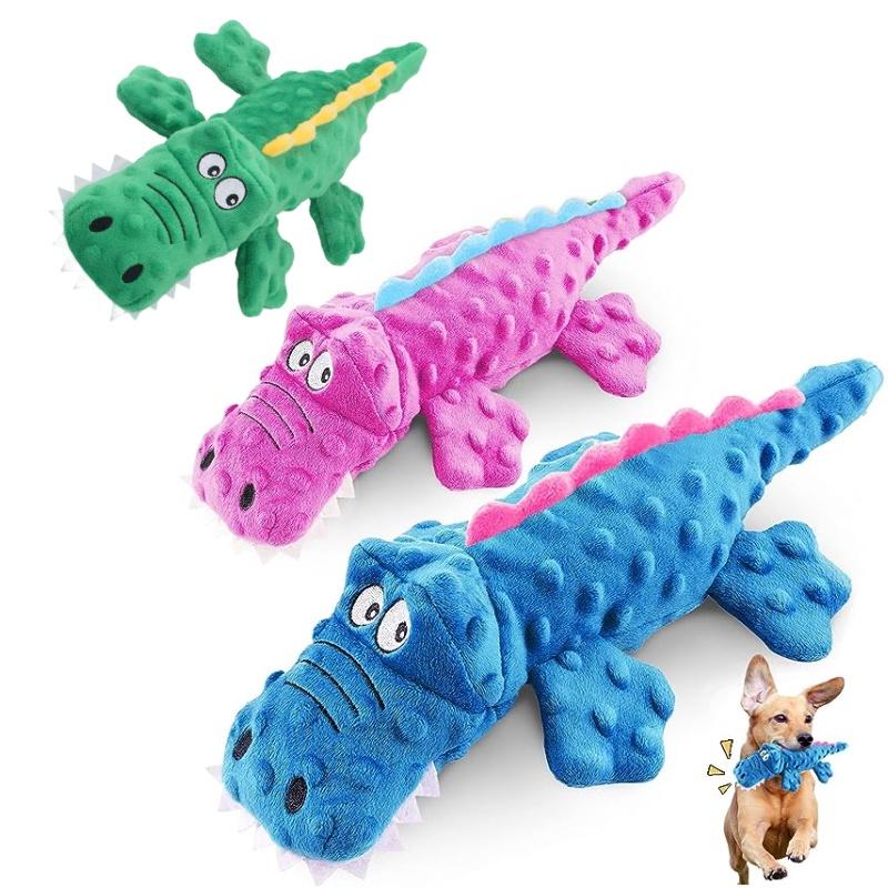 New Pet Plush Toy Crocodile Cute And Durable Perfect For Chewing 70g
