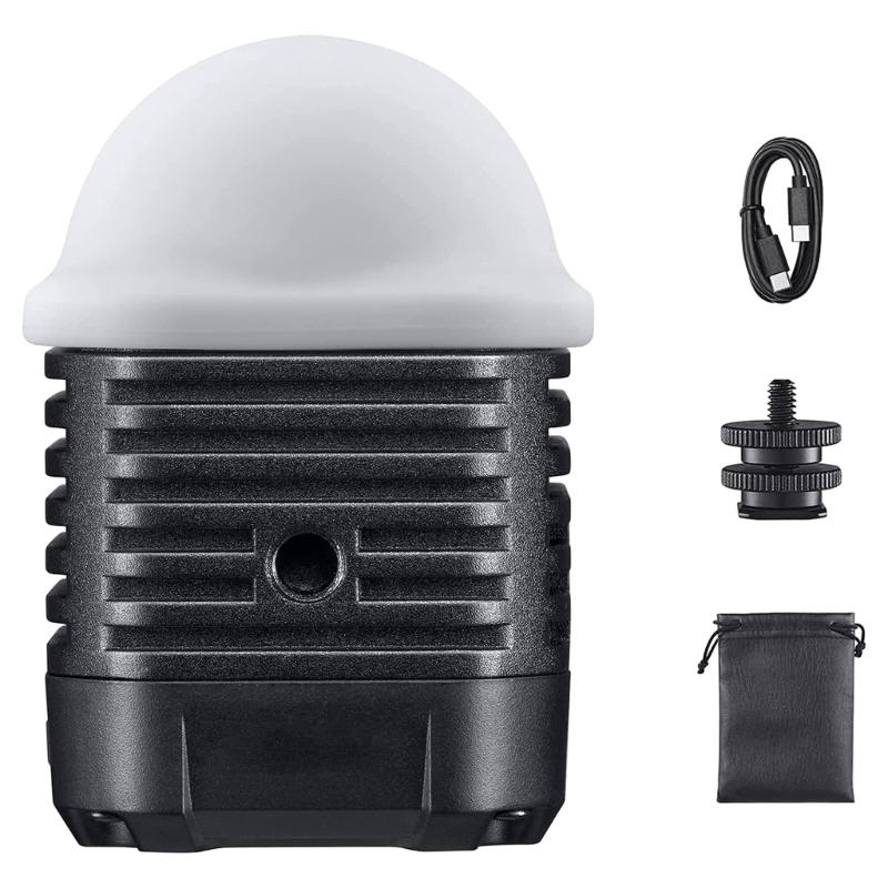 WL4B Underwater Shooting Light Photography Light 5600K IPX8 Waterproof Diving Light CRI97 TLCI97 Video Light APP Control