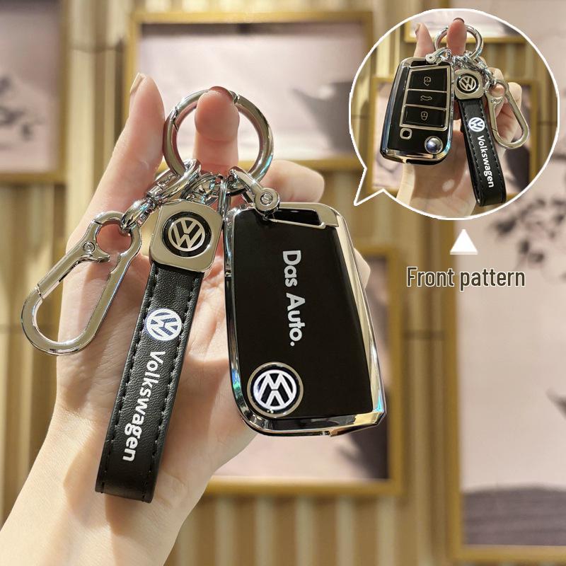 Dámské pouzdro na klíče pro VW Tiguan L, Lavida, Sagitar, Tayron, Bora, Magotan, Golf 7, Polo, T-Roc