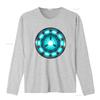Arc Reactor Fun Design Mens T Shirt Cool Sci Fi Inspired Print for Tech Lovers Vintage Washed Casual Stylish Streetwear Unisex