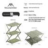 Folding Aluminum Camping Picnic Shelf with Triple Storage 