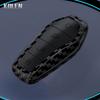 Abs Carbon Fiber Car Key Case Cover Shell For Byd Qin Plusdmi Atto 3 Han Ev Dolphin Durable 4 Buttons Protected Keychain Fob Bag