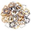 10pcs/bag Plated Acrylic Chain Tail Buckle Link Chain Connector For Jewelry Making Components Woman Handbag Parts Accessories