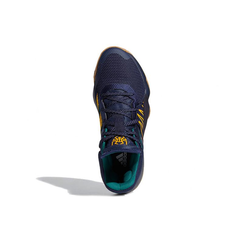 Adidas DON. Ausgabe #1 Marinegrün Gelb Sneaker FV5596