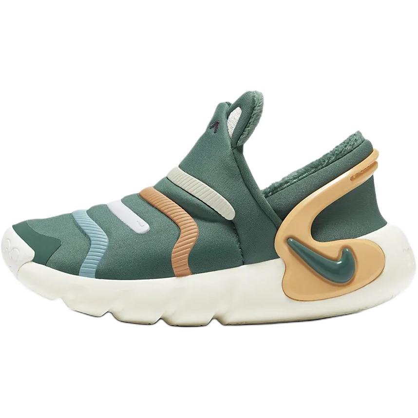 Nike Dynamo Go 2 EasyOn PS Coast Green Celestial Gold Kids Sneakers Football-Gray FZ1014-300