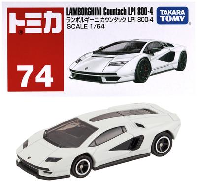 TAKARA TOMY Lamborghini Countach LPI Mini-Auto, Spielzeugauto, Unisex, ab 3 Jahren, verpackt, Spielzeugsicherheitsstandards bestanden, ST-Mark-Zertifizierung, TOMICA „Tomica