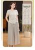 2026 Summer Plus Size Loose 2-Piece Set: Stylish Short Sleeve Top for Middle-Aged & Elderly Women