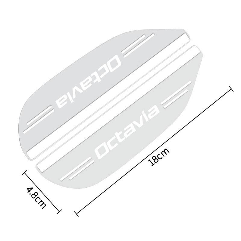 2Pcs Car Rear View Mirror Rain Eyebrow Car Rear View Side Rain and Snow Shield Is Applicable To Skoda OCTAVIA RAPID Scala