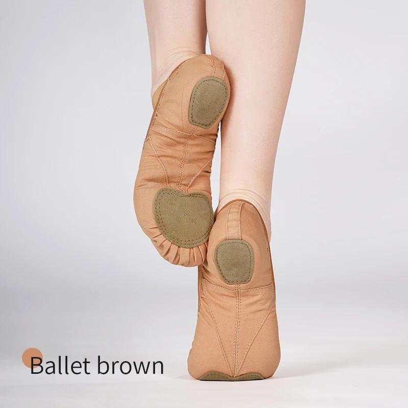

Девочки телесные балетки женские танцевальные туфли на мягкой подошве эластичный холст балетки детские нескользящие танцевальные тапочки гимнастика йога 44 античная латунь