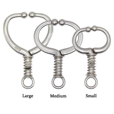 Stainless Steel Automatic Cow Spring Nose Pliers Cattle Nose Plier Cow Nose Clip Traction Tool Cattle Ring Farm Animals Supplies